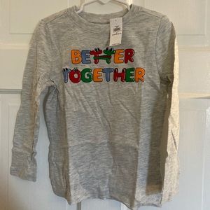 NWT Better Together long sleeved tee (5T)